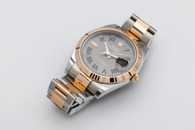 Rolex DateJust 41mm 'Wimbledon' Steel & 18ct Rose Oyster 126331 2019