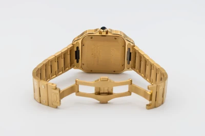 Cartier Santos De Cartier 39.9mm Automatic 18ct Yellow Gold WGSA0009 2018