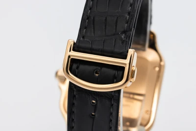 Cartier Santos De Cartier 40mm Black Leather WGSA0019 2021