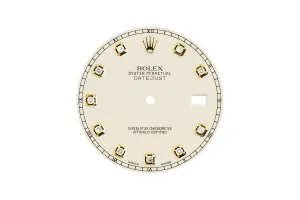 Rolex DateJust 41mm Ivory Diamond Dial
