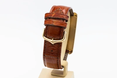 Cartier Tank Américaine Chronograph 26mmx45mm Brown Leather W2609356/1730 2007