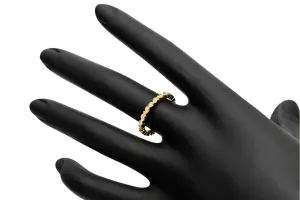 Decorative Diamond Eternity Ring in 18ct Yellow Gold 0.25ct