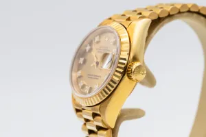 Rolex Lady DateJust 26mm 18ct Yellow Gold Presidential 69178 1994