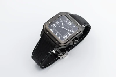 Cartier Santos De Cartier 39.8mm Black Leather WSSA0045 2025