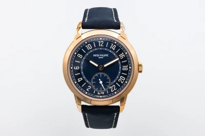 Patek Philippe Complications 42mm Blue Leather 2024 5224R-001 2024 UNWORN