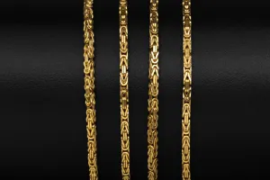 9ct Yellow Gold Byzantine Chain 17.4g