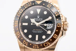 Rolex GMT Master II 40mm 'Rootbeer' 18ct Rose Gold Oyster 126715CHNR 2020