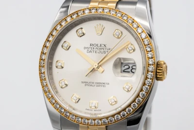 Rolex DateJust 36mm Steel & 18ct Yellow Gold Jubilee 116243 2013