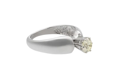 14ct White Gold Diamond Engagement Ring 0.60ct 5.2g