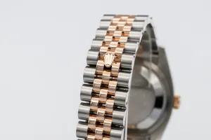 Rolex DateJust 36mm Steel & 18ct Rose Gold Jubilee 116231 2011