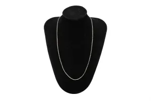 9ct White Gold Anchor Link Chain 16" 2.6g