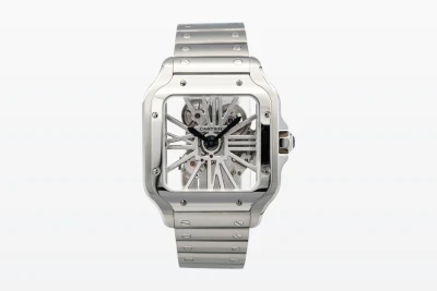 Cartier De Santos Skeleton 39.8mm Stainless Steel WHSA0015 2024