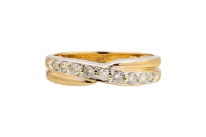 18ct Yellow Gold Diamond Wedding Band 0.25ct