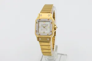 Cartier Santos Carree 24mm 18ct Yellow Gold  Circa 1990s