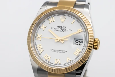 Rolex DateJust 36mm Steel & 18ct Yellow Gold Oyster 126233 2018