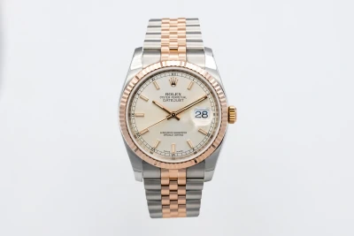 Rolex DateJust 36mm Steel & 18ct Rose Gold Jubilee 116231 2014
