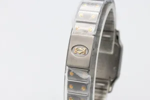 Cartier Santos Galbee Moonphase 24mm Steel & 18ct Yellow Gold 119902 1990s