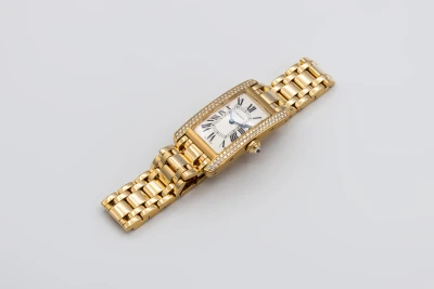 Cartier Tank Americaine 19mm 18ct Yellow Gold WB7012K2 Circa 2000s