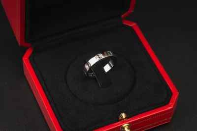 Cartier LOVE Wedding Band 18ct White Gold Size 55 (N)