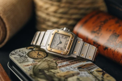 Cartier Santos Galbée 24mm Steel & 18ct Yellow Gold W20012C4 Circa 2000s
