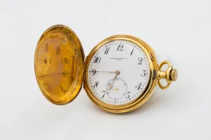 Patek Philippe Hunter Pocket Watch 53mm 18ct Yellow Gold Circa 1915