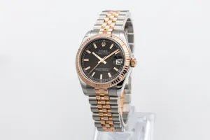 Rolex DateJust 31mm Steel & 18ct Rose Gold Jubilee 178271 2008