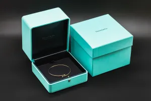 Tiffany & Co Elsa Peretti Diamond Hoop Single-Row Bangle 0.10ct