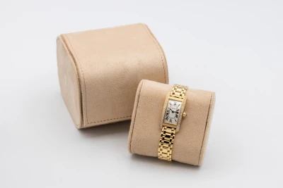 Cartier Tank Americaine 19mm 18ct Yellow Gold WB7012K2 Circa 2000s