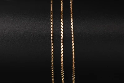 9ct Yellow Gold Flat Cuban Chain 18" 5.4g