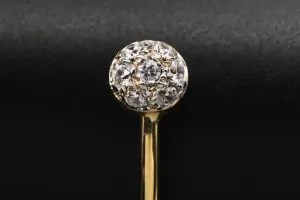 9ct Yellow Gold Baby Cubic Zirconia  Bangle 6g