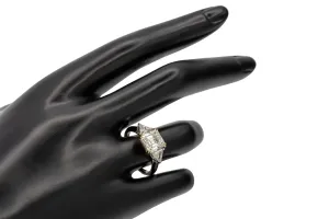 Platinum Engagement Diamond Ring 3.01ct GIA CERTIFIED With 1ct Side Stones