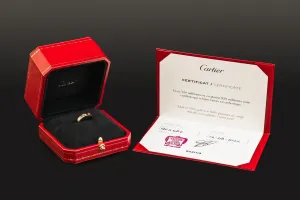 Cartier LOVE Small Model 18ct Rose Gold Wedding Ring 750/1000 Size 48
