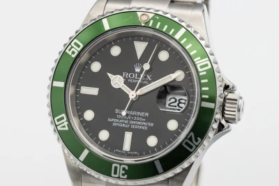 Rolex Submariner Date 40mm 'Kermit' Stainless Steel Oyster 16610LV 2006