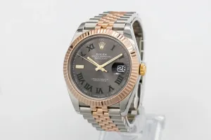 Rolex DateJust 41mm 'Wimbledon' Steel & 18ct Rose Gold Jubilee 126331 2021