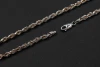 9ct Rose Gold Diamond Cut Rope Chain 34.8g