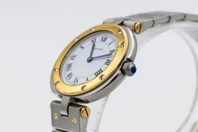 Cartier Santos Ronde Vendome 27mm Steel & 18ct Yellow Gold 8191 1988