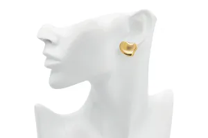 Tiffany & Co. Large Puffed Heart-Shaped Earrings by Elsa Peretti