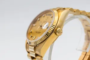Rolex Day-Date 36mm 18ct Yellow Gold Presidential 18038 1989