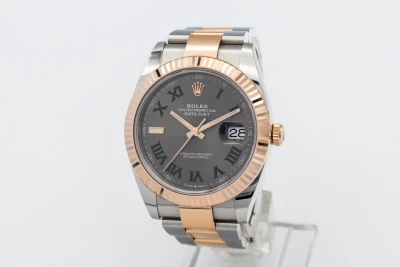 Rolex DateJust 41mm 'Wimbledon' Steel & 18ct Rose Oyster 126331 2019