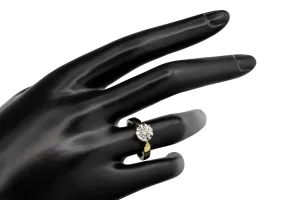 18ct Yellow Gold Diamond Engagement Ring 0.16ct