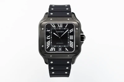 Cartier Santos De Cartier 39.8mm Black Rubber WSSA0045 2025