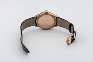 Rolex Cellini 39mm Black Leather 18ct Rose Gold 50505 2019