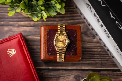 Rolex Lady DateJust 26mm 18ct Yellow Gold Presidential 69178 1988