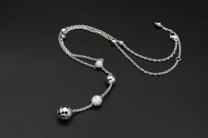 Piaget 18ct White Gold Limelight Disco Ball Diamond Necklace 20.3g