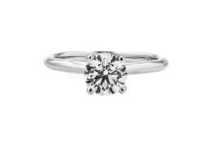 Platinum Diamond Engagement Ring 1.17ct K VS1