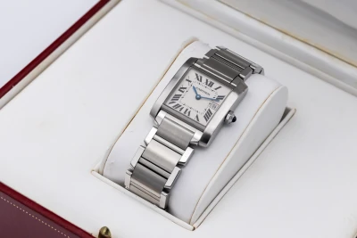 Cartier Tank Francaise 25mm Stainless Steel W51011Q3/2465 2003