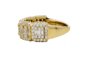 9ct Yellow Gold Diamond Half Eternity Ring 1.25ct