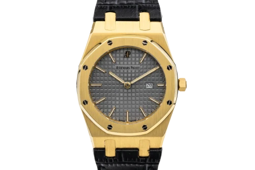 Audemars Piguet Royal Oak 33mm Black Leather 56715BA.OO Circa 1990s
