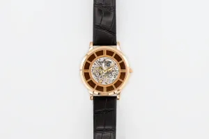 Jaeger LeCoultre Master Ultra Thin Squelette 38m Black Leather Q13425SQ 2017