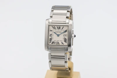 Cartier Tank Francaise 25mm Stainless Steel W51011Q3/2465 2003